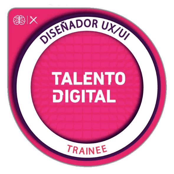 insignia diseño UXUI Talento digital